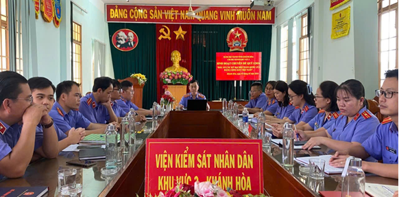Công chức, đảng viên Viện KSND khu vực 3 - Khánh Hòa quyết tâm bảo vệ nền tảng tư tưởng của Đảng trong giai đoạn cách mạng hiện nay
