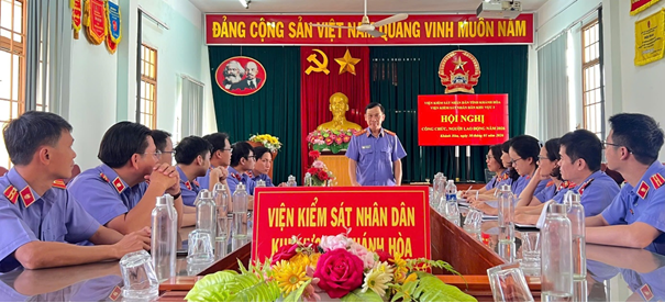 Viện kiểm sát nhân dân Khu vực 3 – Khánh Hòa tổ chức Hội nghị Công chức, người lao động năm 2026