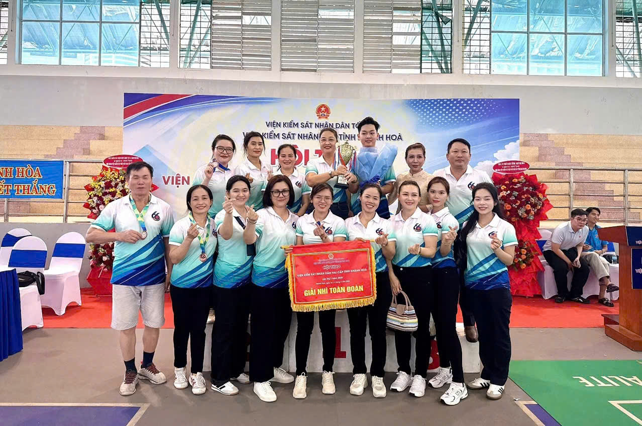 Viện KSND tỉnh khánh hòa tổ chức hội thao hai cấp lần thứ nhất hướng tới kỷ niệm 66 năm ngày thành lập ngành kiểm sát nhân dân (26/7/1960 - 26/7/2026)