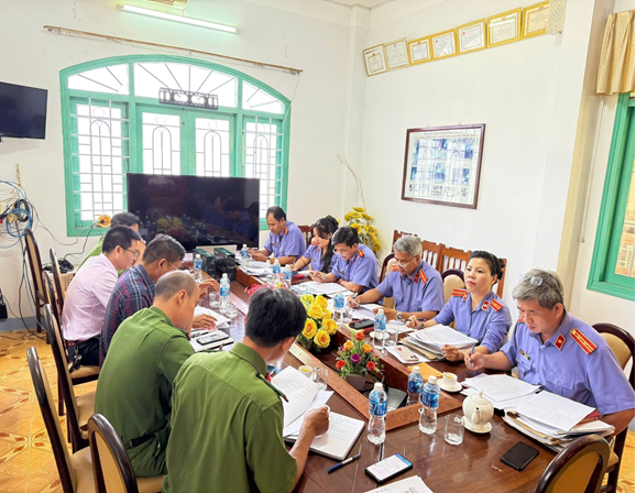 Viện kiểm sát nhân dân khu vực 6 thực hiện tốt công tác quản lý, rà soát các vụ án, vụ việc tạm đình chỉ