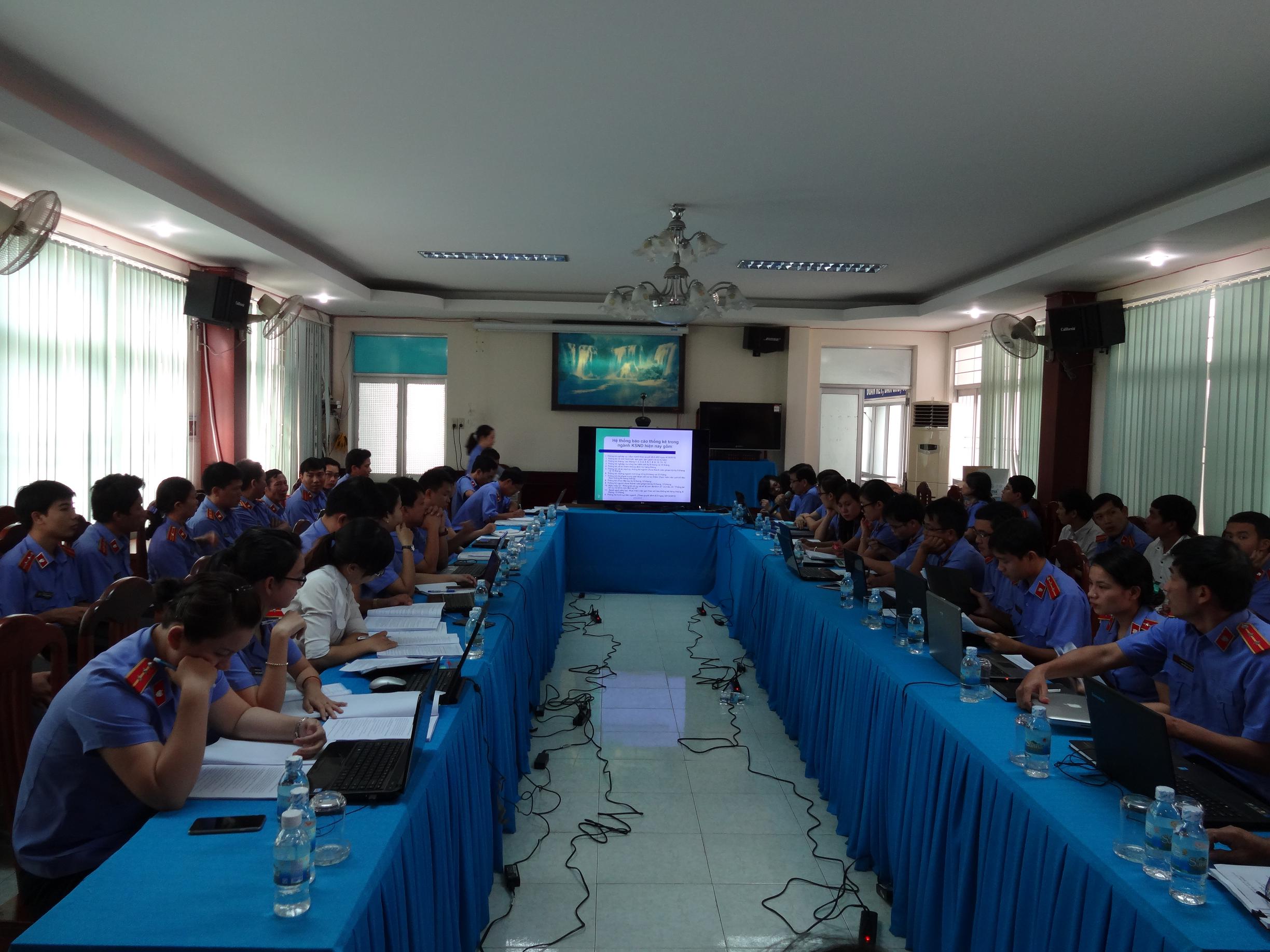 Hội nghị tập huấn công tác thống kê và công nghệ thông tin ngành Kiểm sát Khánh Hòa năm 2016