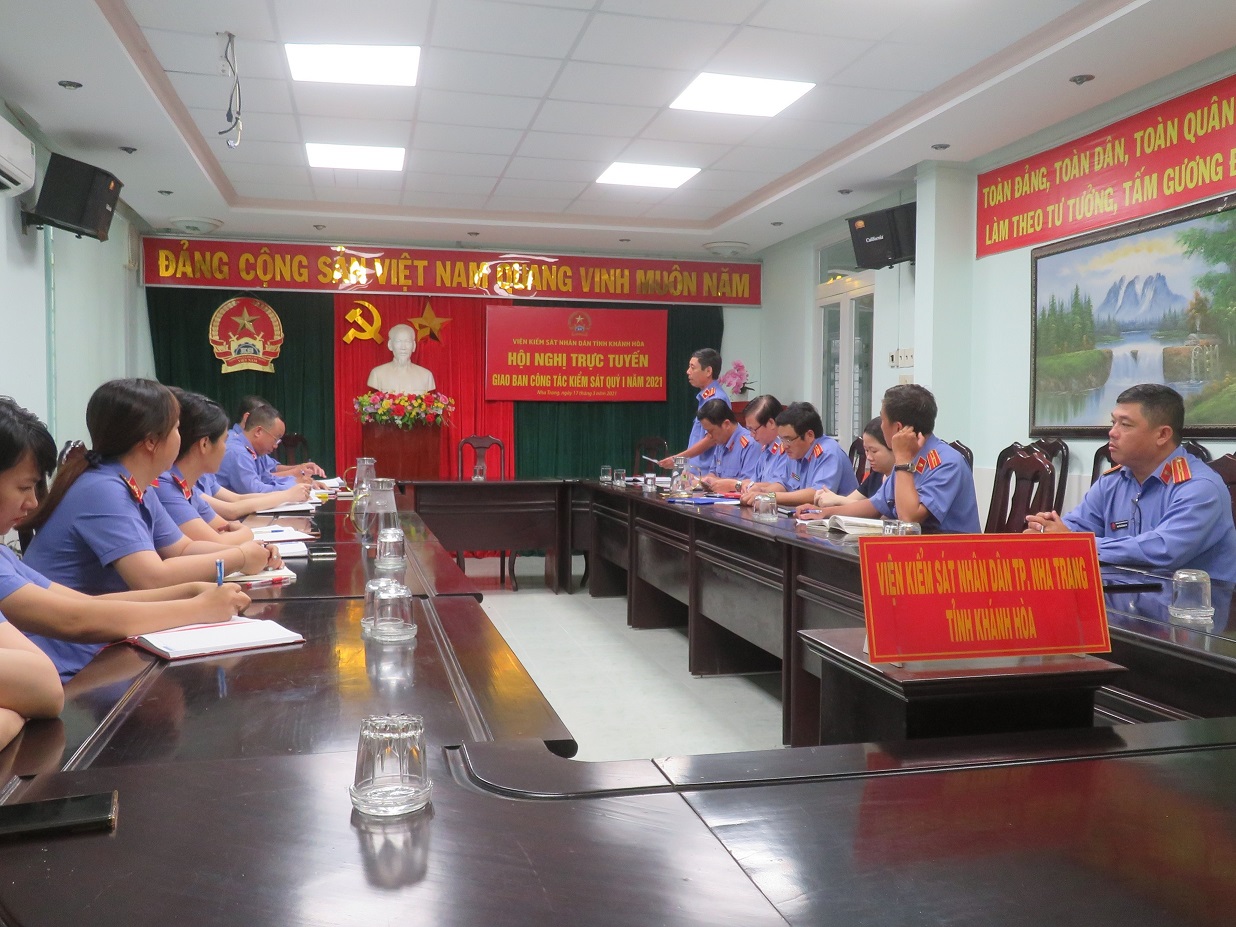 Phúc tra việc thực hiện Kết luận thanh tra năm 2020 tại Viện kiểm sát nhân dân thành phố Nha Trang