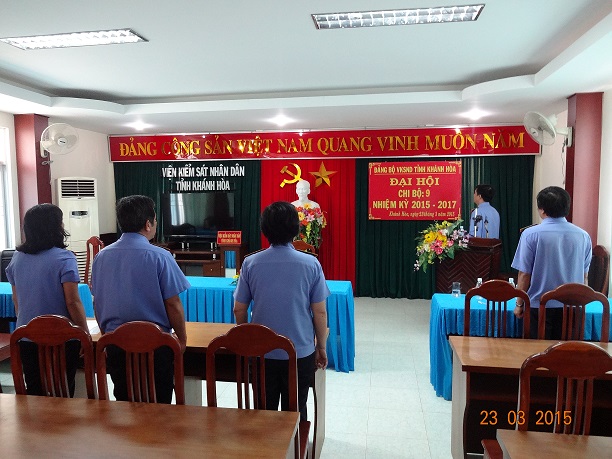 VKSND tỉnh Khánh Hòa: Các chi bộ tiến hành Đại hội nhiệm kỳ 2015-2017