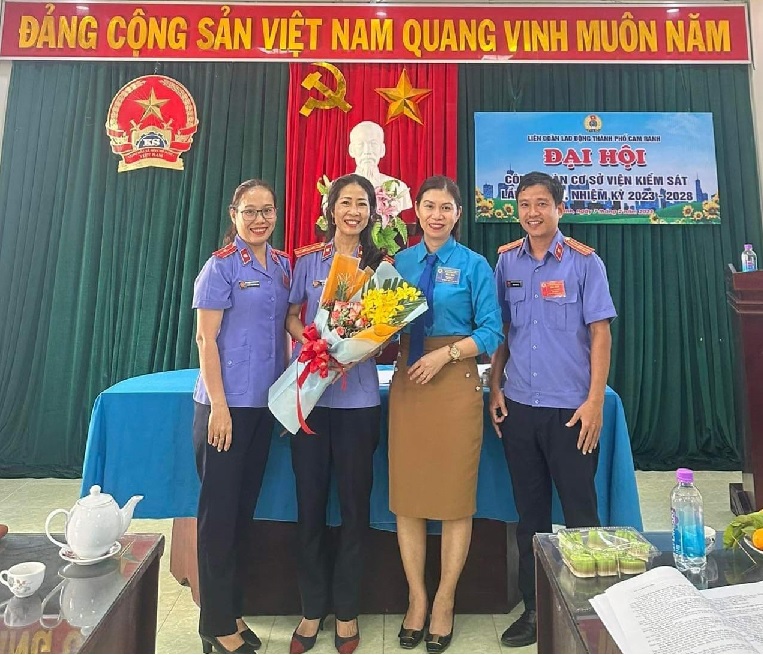 Đại hội Công đoàn cơ sở Viện kiểm sát nhân dân thành phố Cam Ranh lần thứ VII, nhiệm kỳ 2023 - 2028