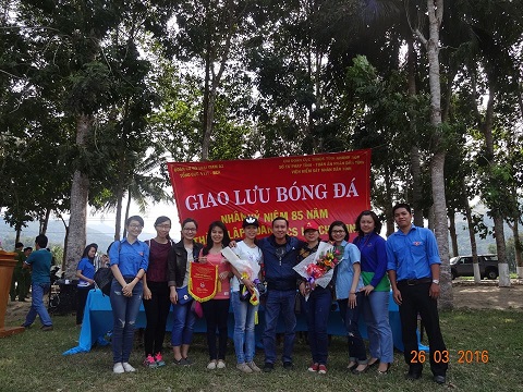 Chi đoàn Viện kiểm sát nhân dân tỉnh Khánh Hòa tham gia Chương trình giao lưu bóng đá với Chi đoàn Trại giam A2