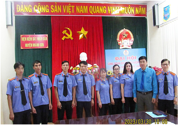 CÔNG ĐOÀN CƠ SỞ VIỆN KIỂM SÁT HUYỆN VẠN NINH TỔ CHỨC ĐẠI HỘI NHIỆM KỲ 2023 - 2028