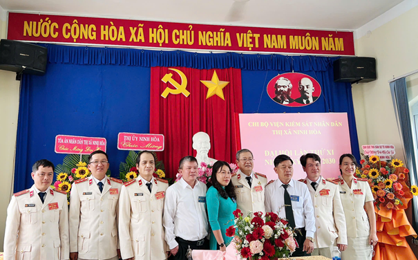 CHI BỘ VIỆN KSND TX. NINH HOÀ TỔ CHỨC THÀNH CÔNG ĐẠI HỘI CHI BỘ NHIỆM KỲ 2025-2030