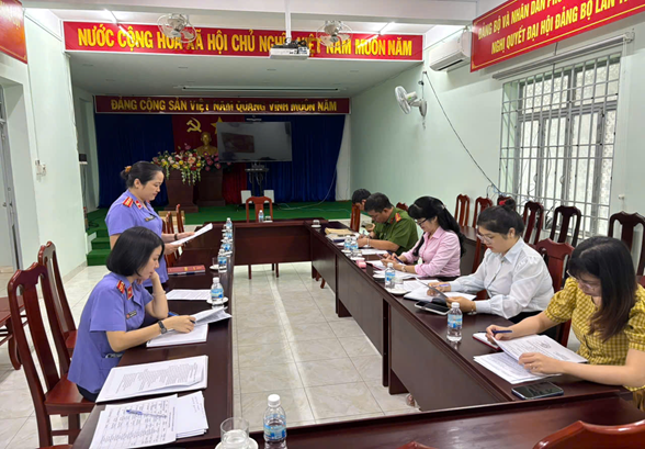 VKSND thành phố Nha Trang trực tiếp kiểm sát thi hành án hình sự tại cộng đồng năm 2025