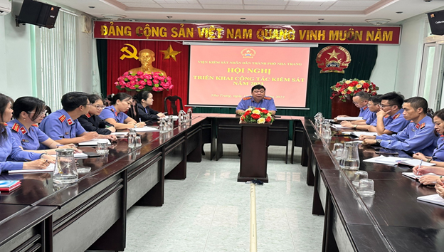 Viện kiểm sát nhân dân thành phố Nha Trang tổ chức Hội nghị triển khai công tác năm 2023