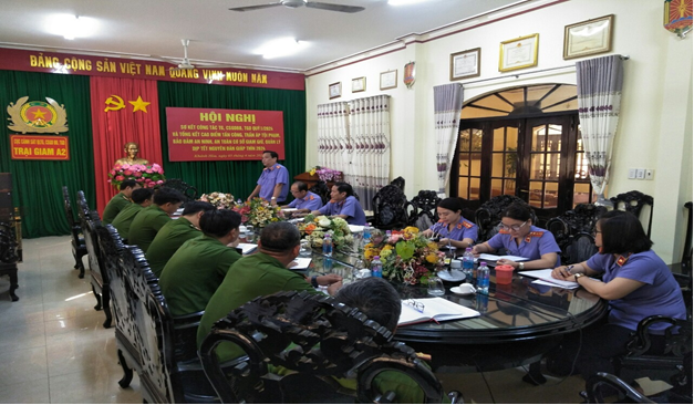 Viện kiểm sát nhân dân tỉnh Khánh Hòa Trực tiếp kiểm sát công tác thi hành án phạt tù 06 tháng đầu năm 2024 tại Trại giam A2 thuộc Cục C10 – Bộ Công an