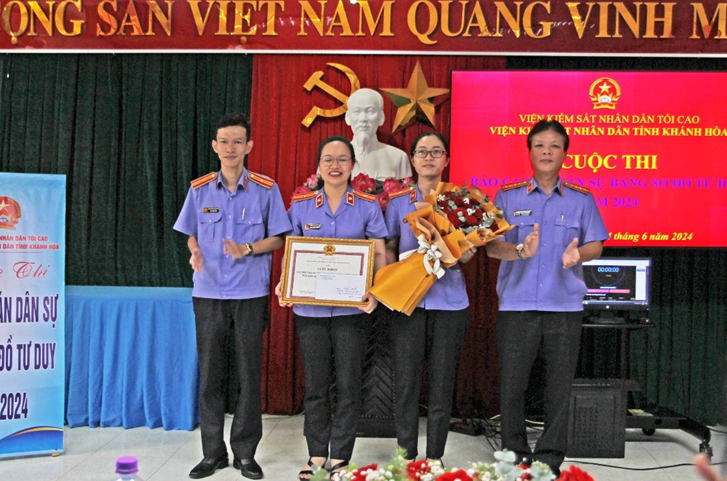 VIỆN KIỂM SÁT NHÂN DÂN TỈNH KHÁNH HÒA TỔ CHỨC CUỘC THI “BÁO CÁO ÁN DÂN SỰ BẰNG SƠ ĐỒ TƯ DUY NĂM 2024”