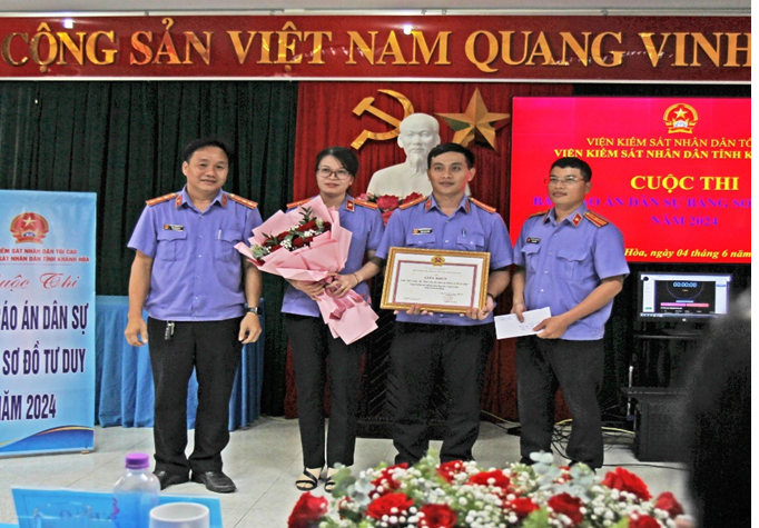VIỆN KIỂM SÁT NHÂN DÂN TỈNH KHÁNH HÒA TỔ CHỨC CUỘC THI “BÁO CÁO ÁN DÂN SỰ BẰNG SƠ ĐỒ TƯ DUY NĂM 2024”