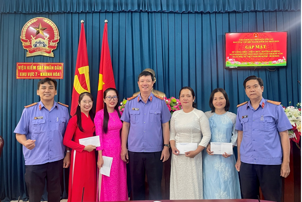 VKSND khu vực 7 - Khánh Hòa: Tổ chức gặp mặt tuyên truyền kỷ niệm 95 năm Ngày thành lập Hội liên hiệp Phụ nữ Việt Nam và 15 năm ngày Phụ nữ Việt Nam