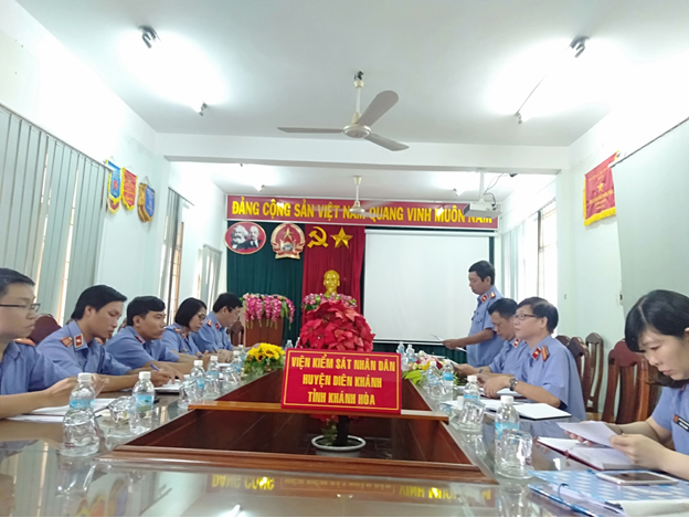 Thanh tra việc thực hiện quy chế dân chủ trong hoạt động của Viện kiểm sát nhân dân huyện Diên Khánh