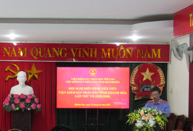 Viện kiểm sát nhân dân tỉnh Khánh Hòa tổ chức Hội nghị  điển hình tiên tiến lần thứ VII năm 2025
