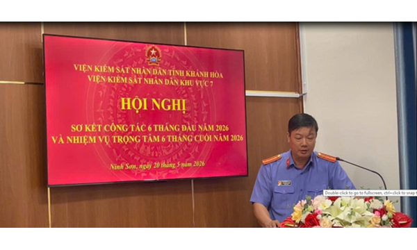 Viện ksnd khu vực 7 sơ kết công tác 6 tháng đầu...