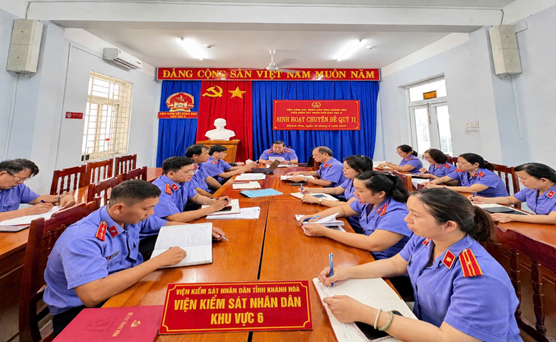 Chi bộ viện kiểm sát nhân dân khu vực 6 tổ chức...