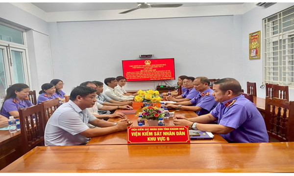 VIỆN KSND KHU VỰC 6 - KHÁNH HÒA KÝ KẾT QUY CHẾ...