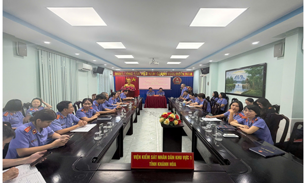Viện kiểm sát nhân dân khu vực 1 – Khánh Hòa tổ chức...