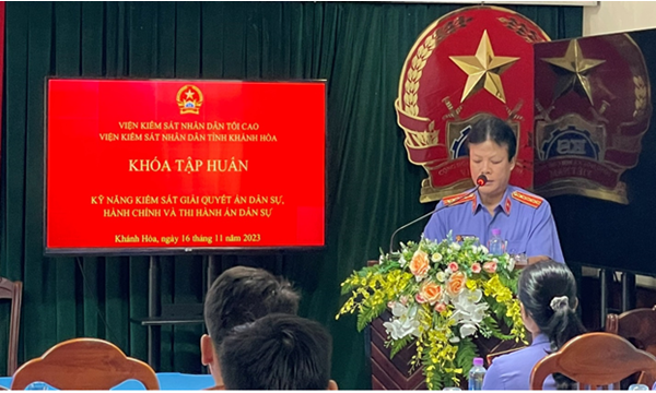 Viện kiểm sát nhân dân tỉnh Khánh Hòa phối hợp...