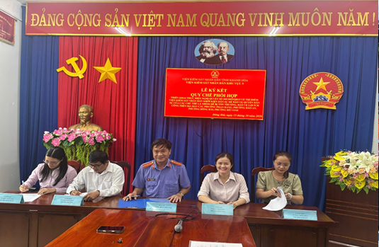 VIỆN KSND KHU VỰC 5 – KHÁNH HÒA KÝ KẾT QUY CHẾ...