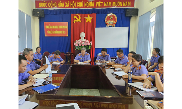 CHI BỘ VIỆN KIỂM SÁT NHÂN DÂN KHU VỰC 4 – KHÁNH...