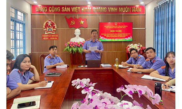 Viện kiểm sát nhân dân khu vực 7 tổ chức Hội nghị...