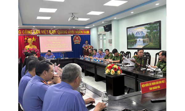 VKSND khu vực 1 – Khánh Hòa tổ chức Hội nghị chuyên đề...