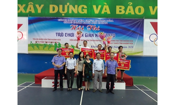 Công đoàn cơ sở VKSND tỉnh Khánh Hòa tổ chức Hội thi Công......
