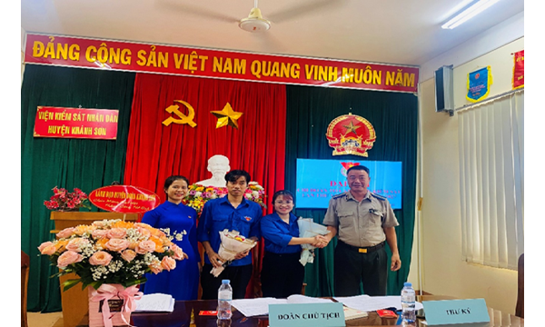 ĐẠI HỘI CHI ĐOÀN TÒA ÁN – VIỆN KIỂM SÁT NHÂN DÂN HUYỆN KHÁNH......