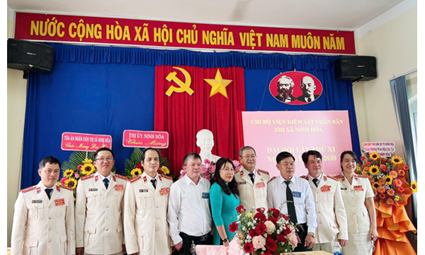 CHI BỘ VIỆN KSND TX. NINH HOÀ TỔ CHỨC THÀNH CÔNG ĐẠI HỘI CHI......