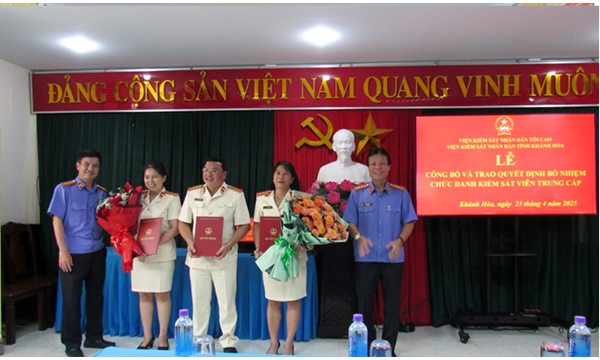 Lễ công bố và trao Quyết định bổ nhiệm chức danh Kiểm...