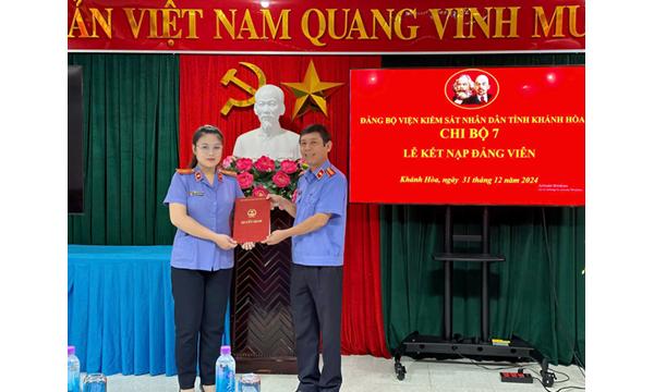 Chi bộ 7 - Đảng bộ Viện kiểm sát nhân dân tỉnh Khánh Hòa tổ......